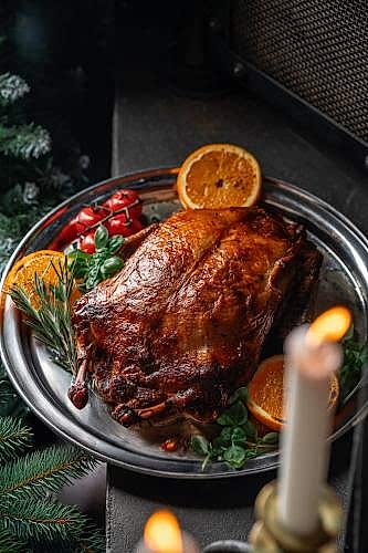 Утка фаршированная капустой Утка фаршированная капустой