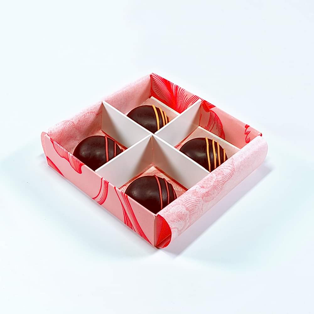 Набор Тёмный шоколад с мармеладом 4 шт Набор Тёмный шоколад с мармеладом 4 шт