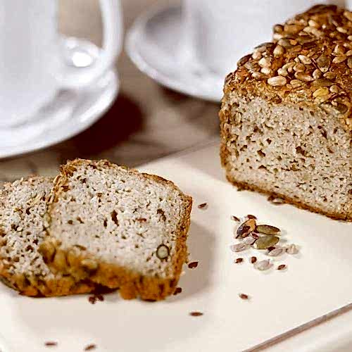 Безглютеновый хлеб из зелёной гречки