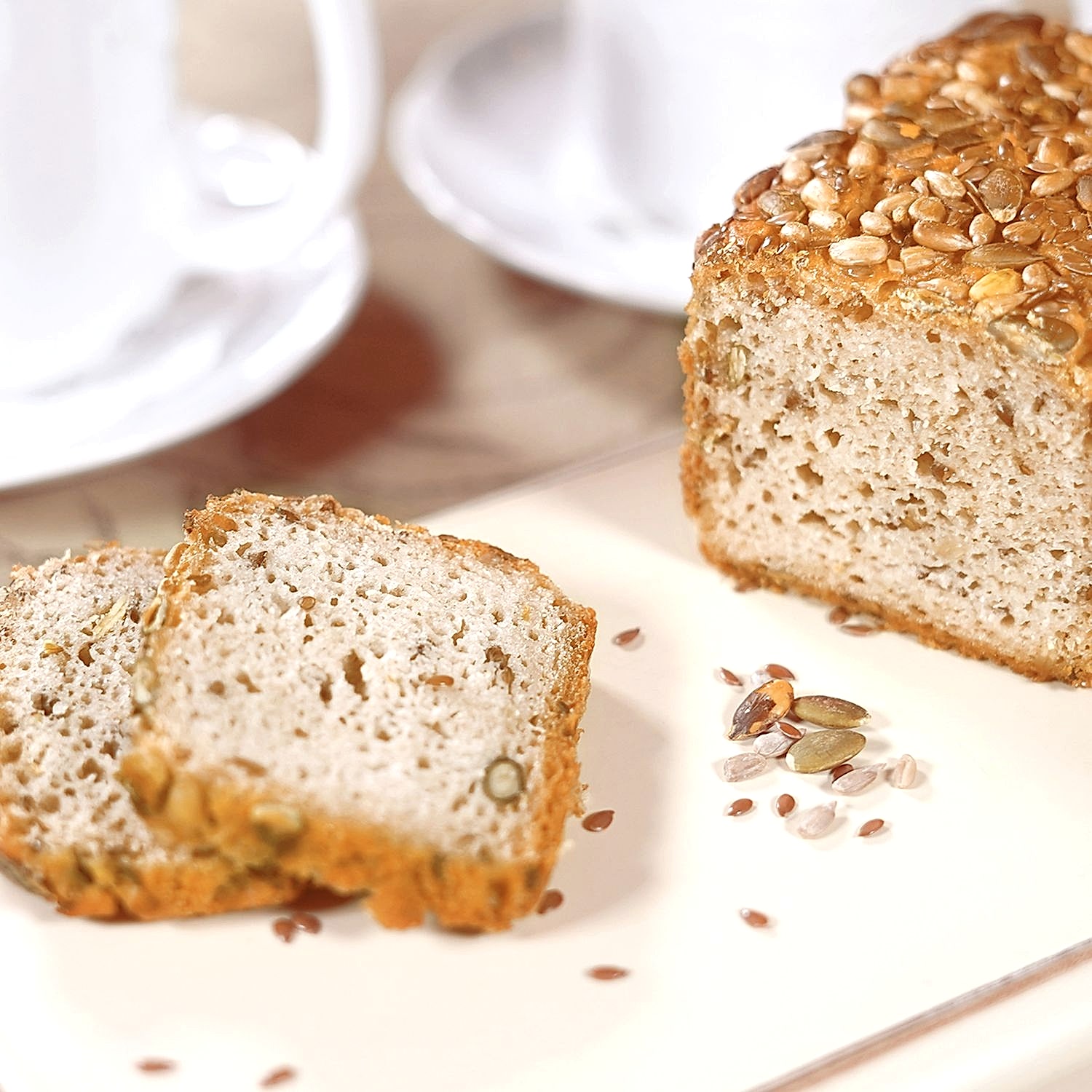 Безглютеновый хлеб из зелёной гречки Безглютеновый хлеб из зелёной гречки