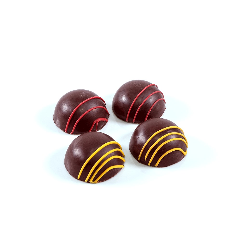 Набор Тёмный шоколад с мармеладом 4 шт Набор Тёмный шоколад с мармеладом 4 шт