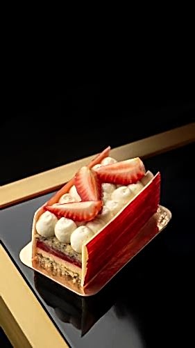 Пирожное Клубника-мак-лимон Пирожное Клубника-мак-лимон