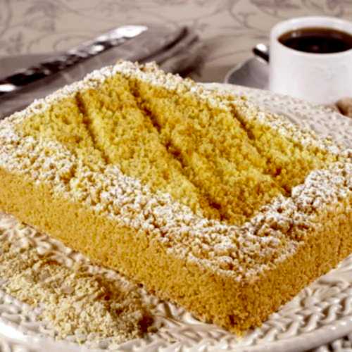 Творожный пирог с крамблом